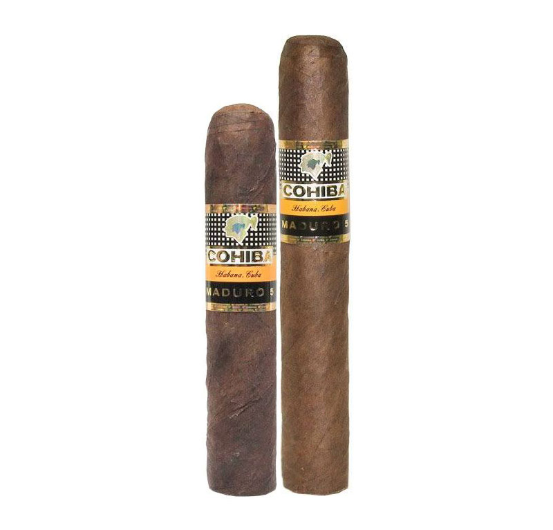 2 sticks each of Cohiba Maduro 5 Genios & Magicos
