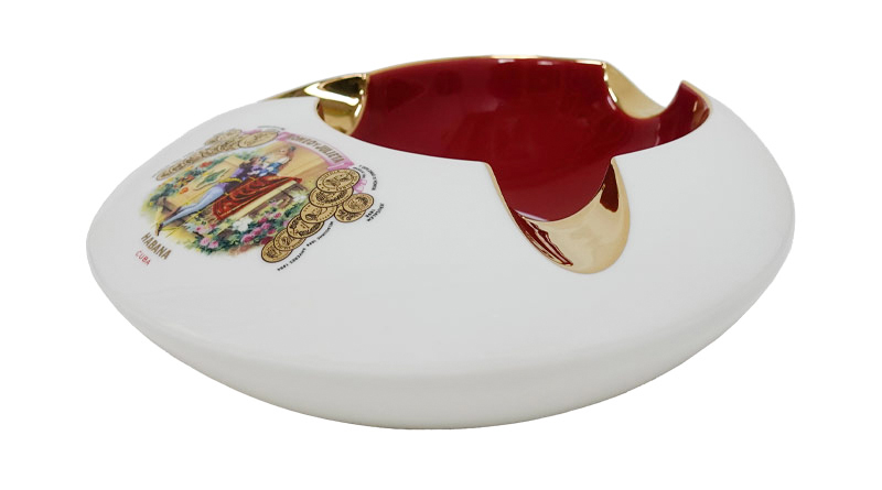 Individual Romeo Y Julieta Porcelain Ashtray - 3 Cigars