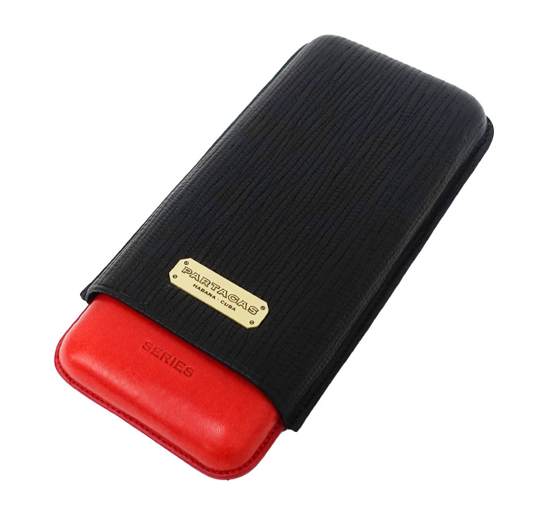 Leather Cigar Case Partagas Serie - 3 Cigars 